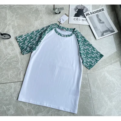 Футболка Dior Mint Sleeve "White" фото № 3