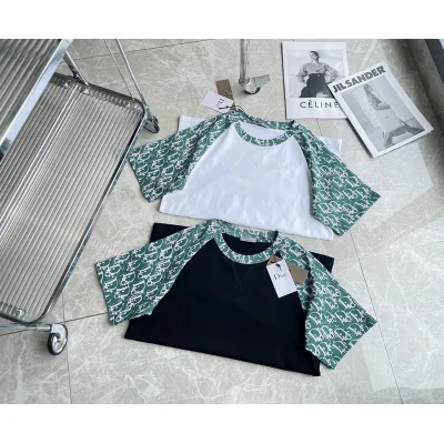 Футболка Dior Mint Sleeve "White" фото № 4