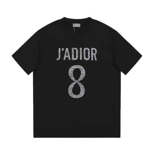 Футболка Dior Number Eight With Logo "Black"