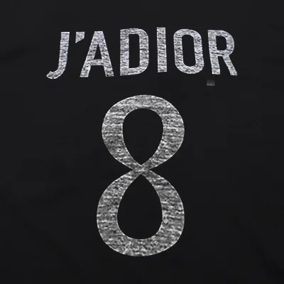 Футболка Dior Number Eight With Logo "Black" фото № 4