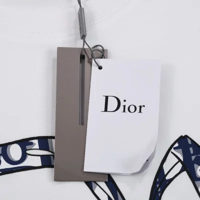 Футболка Dior With A Rabbit Logo "White" фото № 7