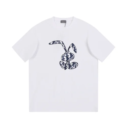 Футболка Dior With A Rabbit Logo "White"