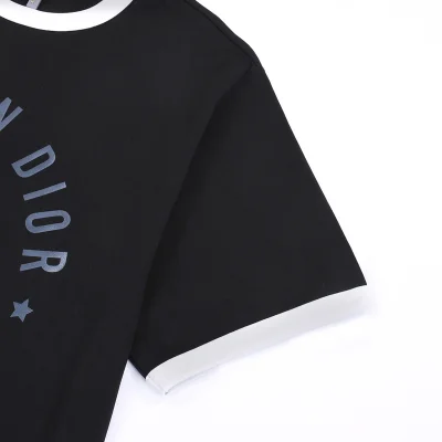 Футболка Dior Print Of Branded Cat "Black" фото № 3
