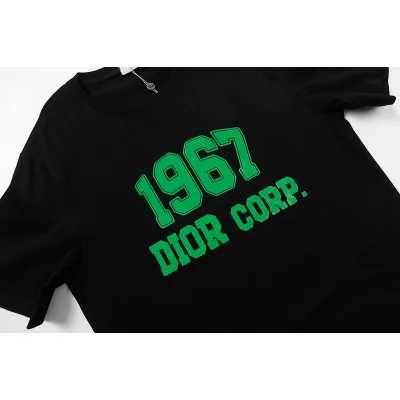 Футболка Dior With An Inscription In Green "Black" фото № 2