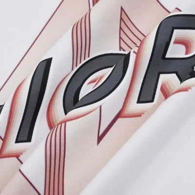 Футболка Dior With The Brand Abbreviation "White" фото № 3 Футболка Dior With The Brand Abbreviation "White" фото № 3