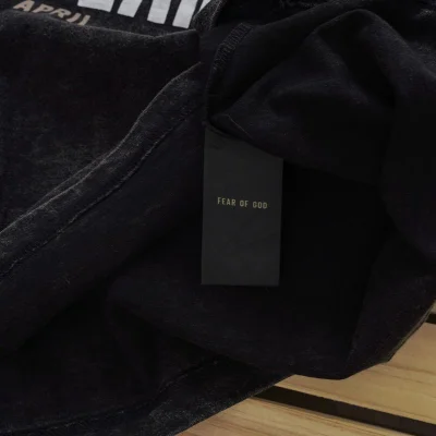 Футболка Fear Of God Los Angeles California 123 "Black" фото № 6