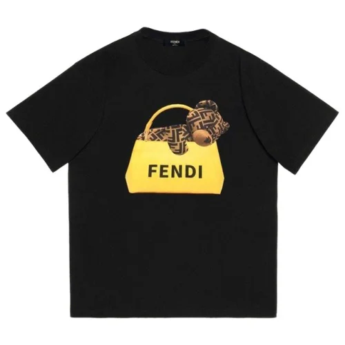 Футболка Fendi With Yellow Bag "Black"