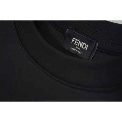 Футболка Fendi Colorful Triangles And Logo "Black" фото № 3 Футболка Fendi Colorful Triangles And Logo "Black" фото № 3