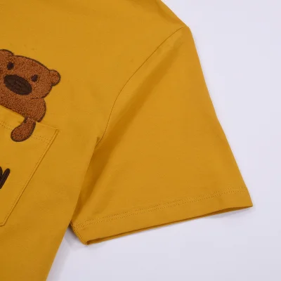 Футболка Fendi Looking Bear "Yellow" фото № 5
