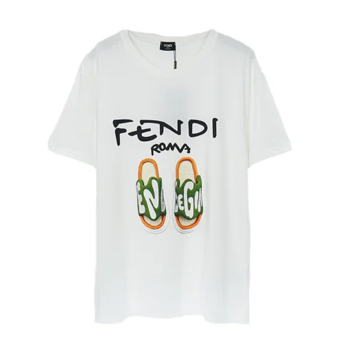 Футболка Fendi Summer Print "White"