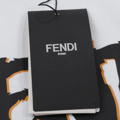 Футболка Fendi Angry Dog "White" фото № 7
