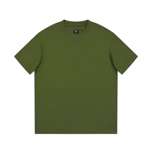 Футболка Fendi With The Inscription Of The Brand "Green"