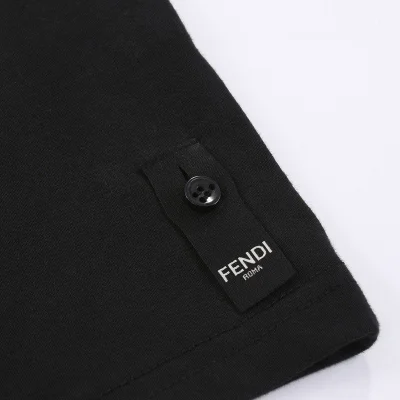 Футболка Fendi With Bright Insert And Text Logo "Black" фото № 6 Футболка Fendi With Bright Insert And Text Logo "Black" фото № 6