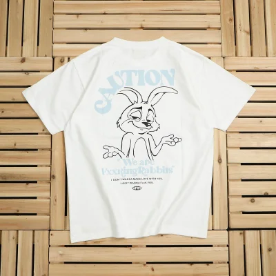 Футболка FR2 Smiling Rabbit "White" фото № 2