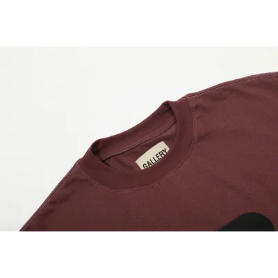 Футболка Gallery Dept Oval Print "Dark Red" фото № 5