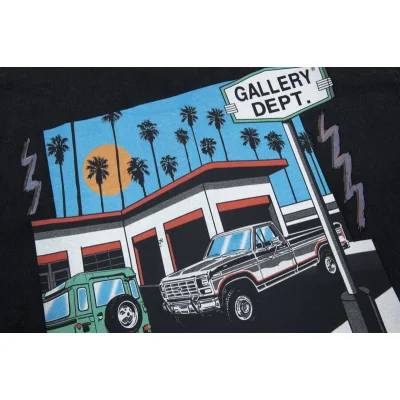 Футболка Gallery Dept With A Car Print "Black" фото № 8