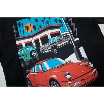 Футболка Gallery Dept With A Car Print "Black" фото № 7