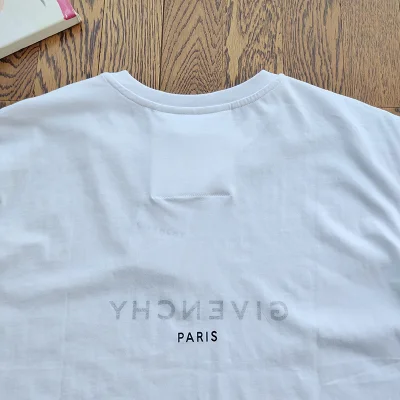 Футболка Givenchy Plain "White" фото № 4