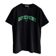 Футболка Givenchy Base With Green Brand Logo "Black"