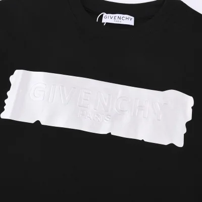 Футболка Givenchy With Silver Logo Printing "Black" фото № 5