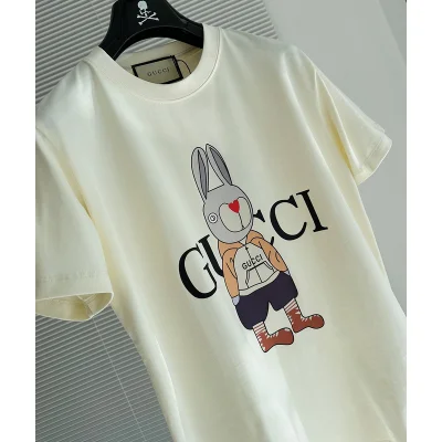 Футболка Gucci A Hare In Clothes "White" фото № 3