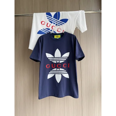 Футболка Gucci X Adidas Reflection "Blue" фото № 5