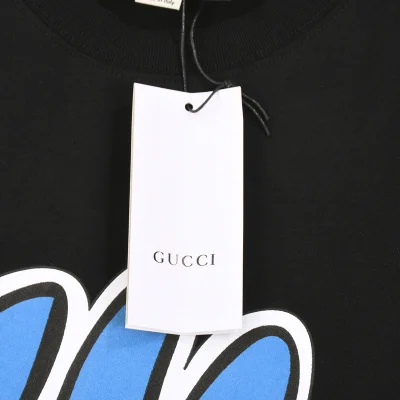 Футболка Gucci Smiling And Sad "Black" фото № 3