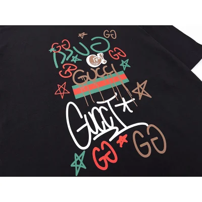 Футболка Gucci Creative Brand Print "Black" фото № 2 Футболка Gucci Creative Brand Print "Black" фото № 2