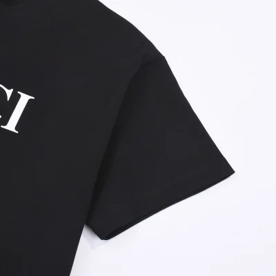 Футболка Gucci With Graphic Print Of Sneakers "Black" фото № 7