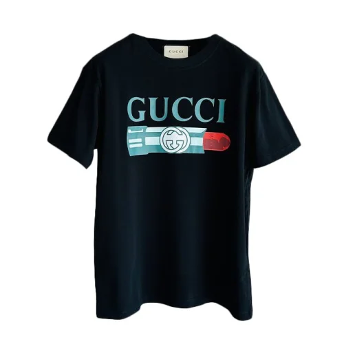 Футболка Gucci Lipstick "Black"
