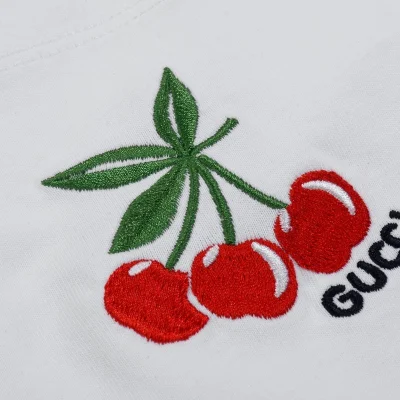 Футболка Gucci Cherries "White" фото № 2