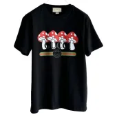 Футболка Gucci Poisonous Mushroom Print "Black"