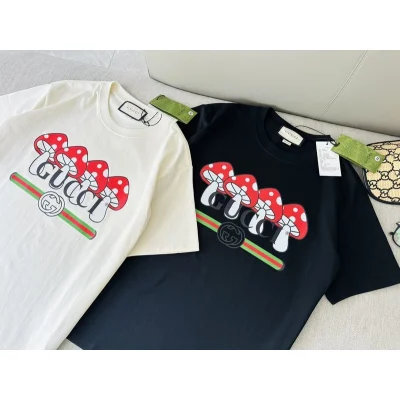 Футболка Gucci Poisonous Mushroom Print "Black" фото № 4