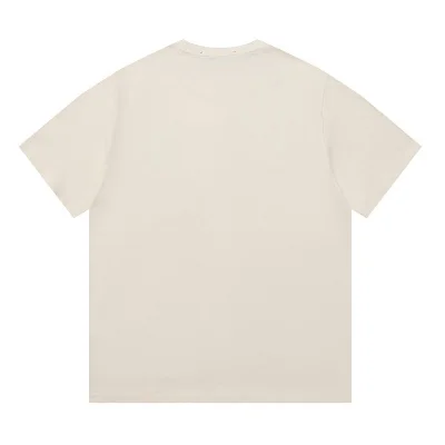 Футболка Gucci With Small Green Logo "Cream" фото № 6