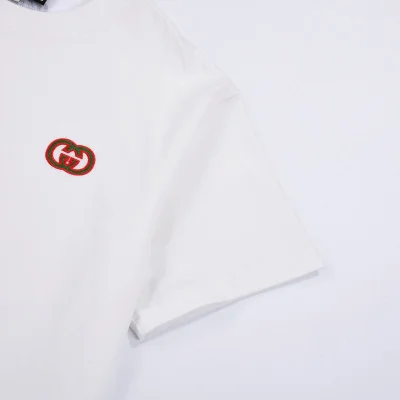 Футболка Gucci With Green Text Logo On The Back "White" фото № 6