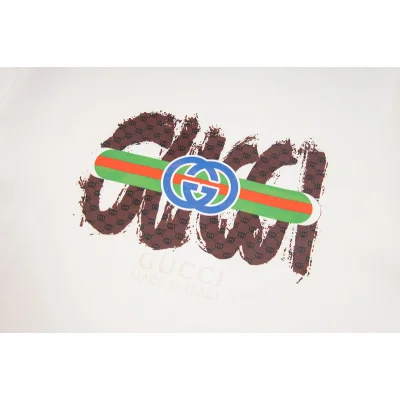 Рубашка Gucci Graffity Logo "White" фото № 4