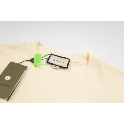 Футболка Gucci Gucci Logo "Beige" фото № 4