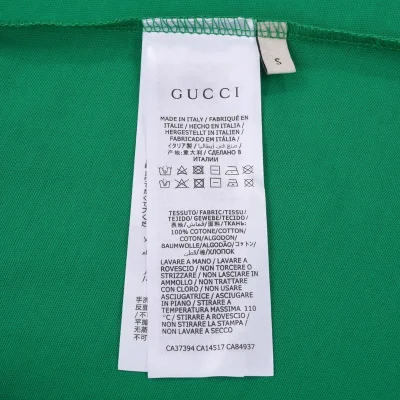 Футболка Gucci X Adidas Big Logo "Green" фото № 7