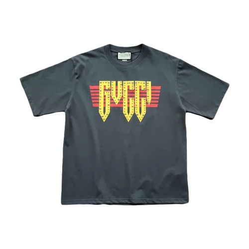 Футболка Gucci Logo Decorated With Beads "Black"