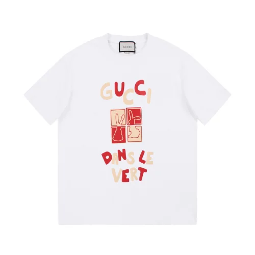 Футболка Gucci With An Inscription In French "White"
