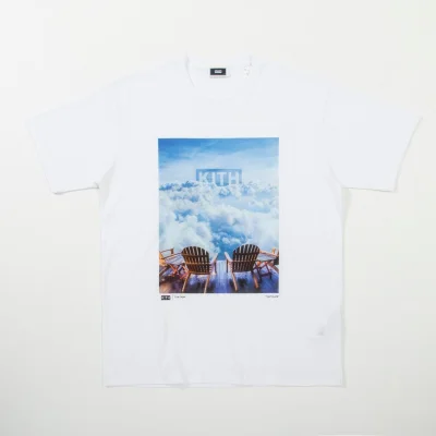 Футболка Kith Clouds "White" фото № 2