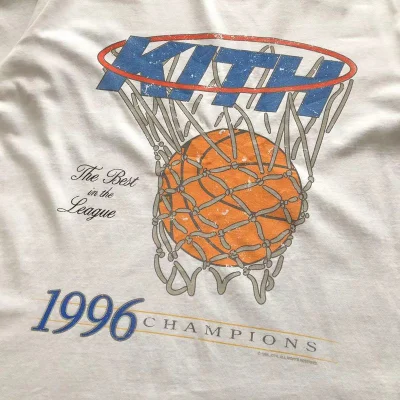 Футболка Kith Basketball Print "White" фото № 2