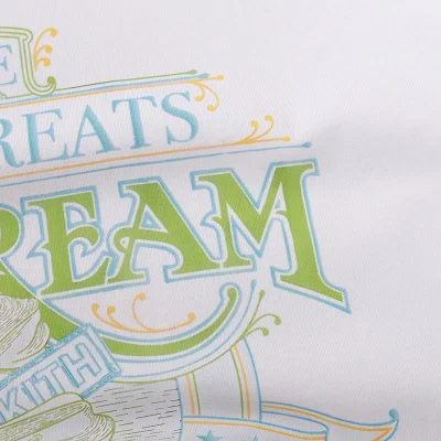 Футболка Kith Ice Cream Parlor "White/Green" фото № 4