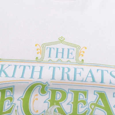 Футболка Kith Ice Cream Parlor "White/Green" фото № 3