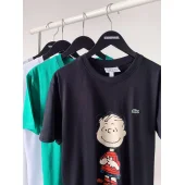 Футболка Lacoste Print of Children and Animals "Black"