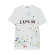 Футболка Lanvin Drawing With Paints "White"