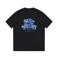 Футболка Louis Vuitton Logo Made Of Sequins "Black"