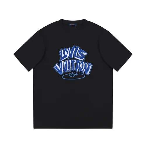 Футболка Louis Vuitton Logo Made Of Sequins "Black"