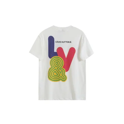 Футболка Louis Vuitton Short Sleeve Brand Inscription "White" фото № 3