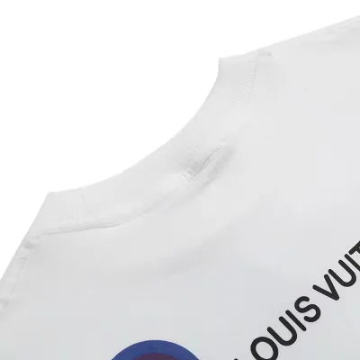 Футболка Louis Vuitton Short Sleeve Brand Inscription "White" фото № 4